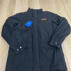 Men’s Columbia Mountain Cabin Casual Jacket Size Small Black